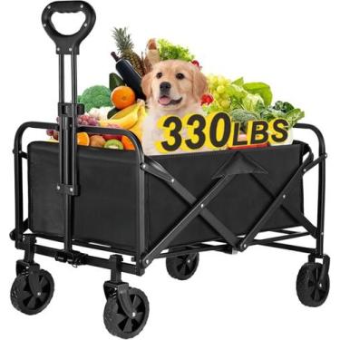 Imagem de Vagão dobrável genérico de grande capacidade com rodas - Marca Própria