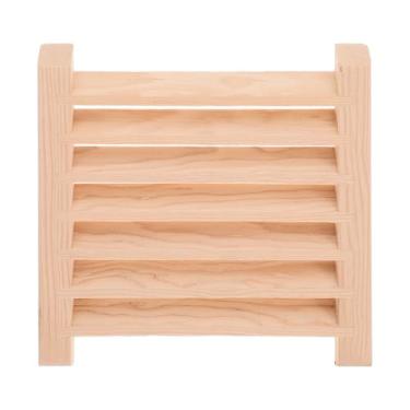 Imagem de OSALADI Grelha de ventilação de ar para sala de sauna painel de ventilação de madeira acessórios para sauna grelha de ventilação de sauna