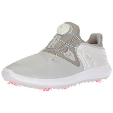 Imagem de PUMA GOLF Sapato de golfe feminino Ignite Blaze Sport Disc, Cinza violeta/branco, 6