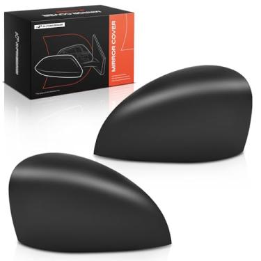 Imagem de A-Premium 2 peças de tampas de espelho retrovisor do lado do motorista e do passageiro - compatível com Honda Civic 2022 2023 2024 - preto liso, com furo de seta