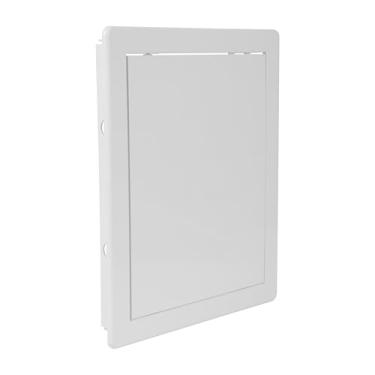 Imagem de Repa Market Painel de acesso 8 x 10 para drywall e teto - painel de porta de plástico ABS branco, placa de cobertura de furo de parede - à prova de ferrugem, fácil acesso e instalação, porta