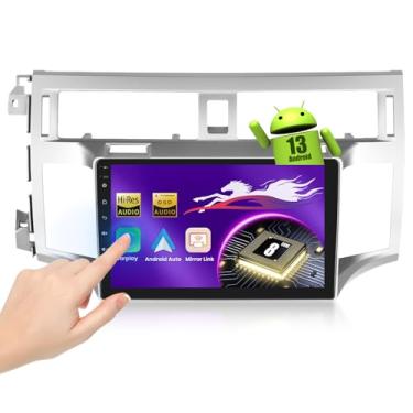 Imagem de Rádio automotivo para Toyota Avalon 2005-2010 com Qualcomm 8 Core 4G + 64G 5G WiFi, tela sensível ao toque QLED de 9 polegadas 1280p Android estéreo para carro com carplay sem fio, Android Auto, GPS