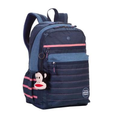 Imagem de Mochila 2 Compartimentos Paul Frank World - Jeans Sestini