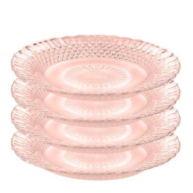 Imagem de Jogo de Pratos Fundos de Vidro Wheaton Linha Verde Barroco - Wheaton B