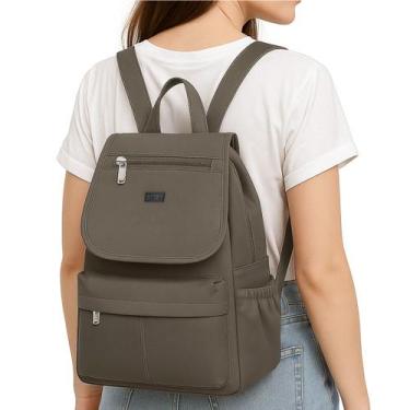 Imagem de Mochila Pequena Feminina Bolsa Grande Casual Trabalho Escola Casual Al
