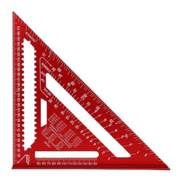 Imagem de VBESTLIFE Quadrado de Carpinteiro de 12 Polegadas, Quadrado de Viga de Alumínio para Régua de Medição de Desenho de ângulo, Transferidor de ângulo Triangular para Carpintaria, Carpintaria