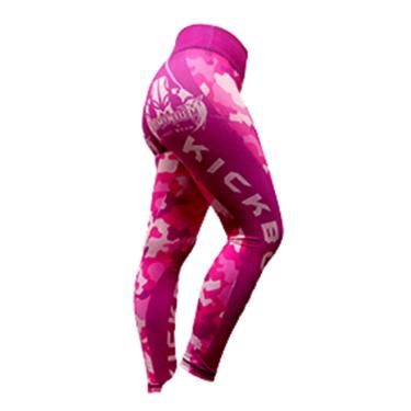 Imagem de Calça de Compressão Termica Legging Feminina - 2824 RO - Rosa - PP - Kick Boxing