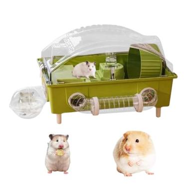Imagem de Gaiola para Hamster - Casa Gaiola De Animal De Estimação,Ninho Transparente para Animais de Estimação | para Ouriço, Chinchila, Coelho, Gerbilo Anão, Hamster, Porquinho-da-índia e