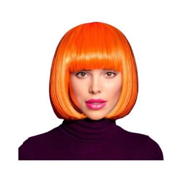 Imagem de Peruca Curta Rosa Pink De 10 Polegadas Unissex Para Fantasia De Cospla