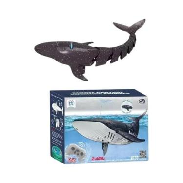 Imagem de Brinquedo De Baleia RC Inteligente 2.4G Controlado Remotamente, Peixe 