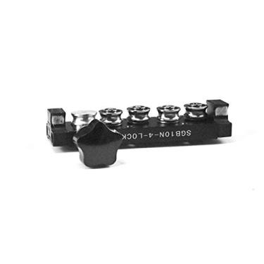 Imagem de VTGVVVTR Trilho de guia linear de rolo retangular profissional de 28 mm de largura 1 trilho linear de eixo duplo SGR10N L = 450/500 mm com bloco deslizante SGB10N (Sgb10n 4 Lock, 450mm)