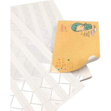 Imagem de 20 folhas (pacote com 2040) adesivos de canto de foto de papel PVC autoadesivos para scrapbooking diário pessoal (transparente 2040 peças)