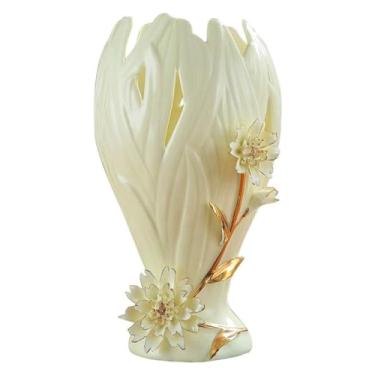 Imagem de Vaso decorativo prático e moderno para decoração de casa, mesa de processamento multiprocessos, escritório, cultura tradicional, decoração de cerâmica