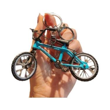 Imagem de Mini Bicicleta De Montanha Em Metal Diecast, Brinquedo Chaveiro Para C