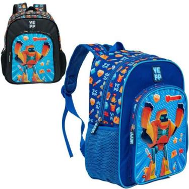 Imagem de Mochila Infantil Masculina Robô Yepp - Bf Brasil