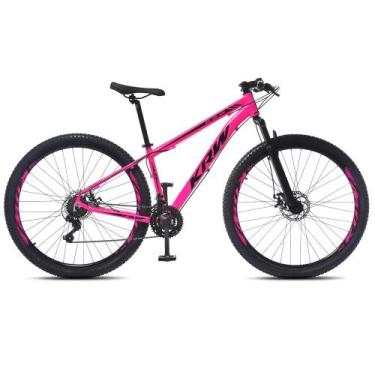 Imagem de Bicicleta Aro 29 KRW Alumínio 27 Vel Freio a Disco R27, 15.5, Rosa, Pr