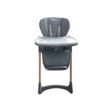 Imagem de Cadeira Alimentação Refeição Alta Easy Azul Rosa e Cinza Multifunciona