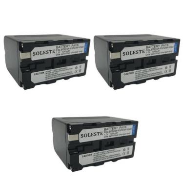 Imagem de 3 baterias NpF970 7200 mAh Para Iluminadores De Led F970/960 nao serve