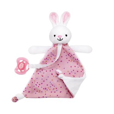 Imagem de Naninha Bebê com Prendedor de Chupeta Coelho - Buba