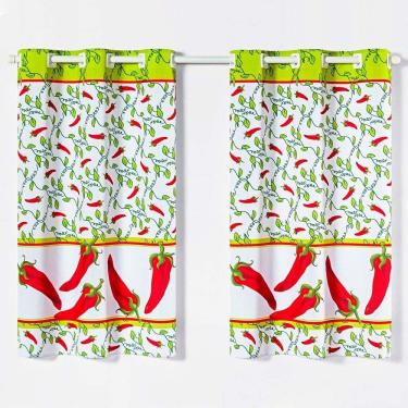 Imagem de Cortina Tecido Oxford 2,00M X 1,30M Pimenta Verde