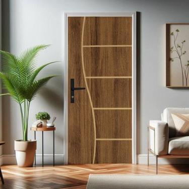 Imagem de Folha de Porta de Madeira 210x80x3,5cm Duraplac - CRV Portas e Janelas