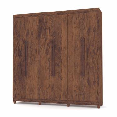 Imagem de Guarda Roupa Casal 6 Portas Elegance 1003780 Imbuia Rustico
