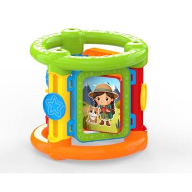 Imagem de Brinquedo Infantil Educativo Roda de Atividades Colorido - JXP BRINK