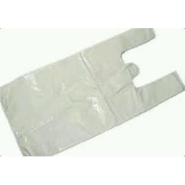 Imagem de Sacolas Plasticas Branca Reciclada Reforçada Kit 3 Kg 40X50 - Higipack