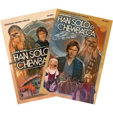 Imagem de Coleção Star Wars Han Solo e Chewbacca em 2 Volumes Lacrados Panini Qu