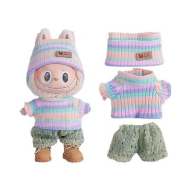 Imagem de Conjunto De Roupa E Sapatos Para Boneca Labubu De 17cm, Acessórios DIY