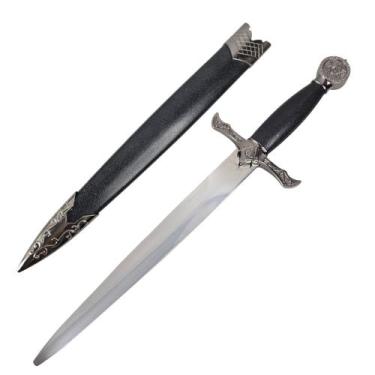 Imagem de A-daga Maçônica Cerimonial Estrela de Davi com Bainha Ornamento Decora