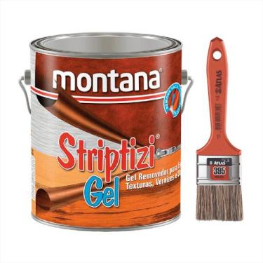 Imagem de Tira Tintas E Vernizes Striptizi Gel Envio Imediato + Pincel 4kg - Mon