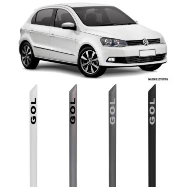 Imagem de Jogo Friso Lateral Pintado Vw Gol G5 G6 G7 2009 2010 2011 2012 2013 2014 2015 2016 2017 2018 2020 2021