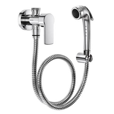 Imagem de Ducha Higiênica Docol Argon 90008488006 com Registro e Derivação Cromada