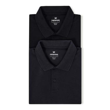 Imagem de Kit Camisas Polo Hering Básicas Masculinas 2 Peças-Masculino