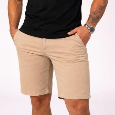 Imagem de Bermuda Sarja Jeans Colorida Premium Masculino Diversa Cores - Mitchel