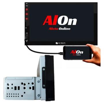 Imagem de Central Multimídia Mp5 1 Din Espelhamento Bluetooth Usb Fm - E-TECH