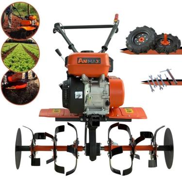 Imagem de Motocultivador MT-170G Gasolina 4 Tempos 7HP 208CC com 24 Lâminas Cultivadoras Anmax