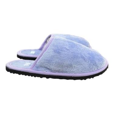 Imagem de Pantufa Feminina Pelinhos Pelucia Confortavel Oferta, Lilás, 39/40