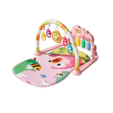 Imagem de Tapete De Atividades Bebê Piano Musical Rosa Piuí Maxi Baby