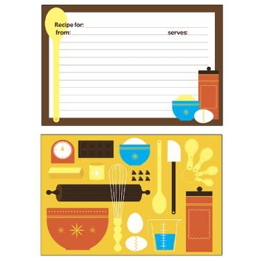 Imagem de Meadowsweet Kitchens Conjunto de cartões de receitas - Talheres