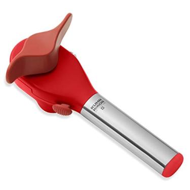 Imagem de Kuhn Rikon Abridor de tampa de segurança automotivo de luxo, vermelho e prata