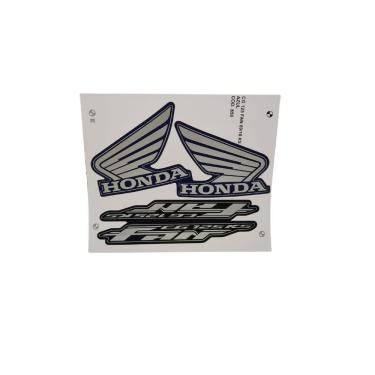 Imagem de Kit Jogo Adesivo Faixa Cg 125 Fan Ks 2009 Azul