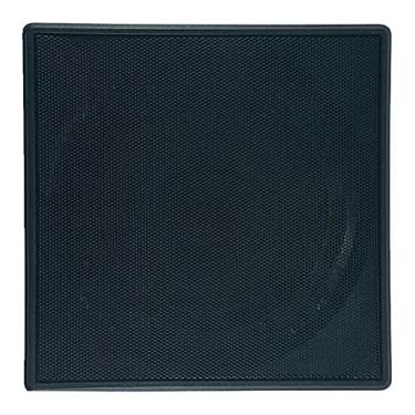 Imagem de ARANDELA QUADRADA PRETA LESON ALTO FALANTE 70 RMS EMBUTIR GESSO