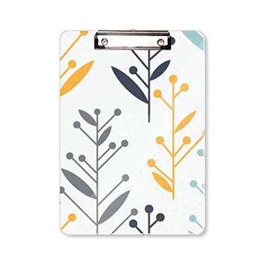 Imagem de Bud Flower Plant Paint Prancheta pasta, bloco de escrita A4