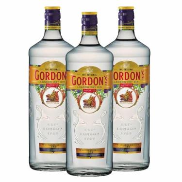 Imagem de Kit 03 Gordon`s London Dry Gin Inglês 750ml