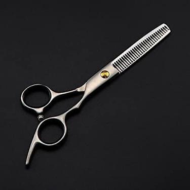 Imagem de Tesoura de barbeiro Tesoura de corte de cabelo, 6 polegadas profissional Japão 440c Tesoura de aço Tesoura de cabelo fosco Corte de cabelo Tesoura de corte de barbeiro Tesoura de cabeleireir