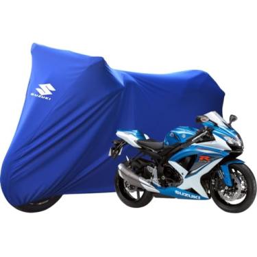 Imagem de Capa de proteção Para Moto Suzuki Gsx R 750 W Srad Luxo (Azul)