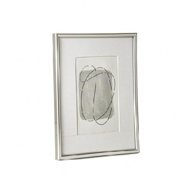 Imagem de Porta Retratos Em Metal Prata - 15X20