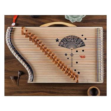 Imagem de Treinador de dedo Guzheng profissional portátil de 21 cordas para iniciantes Mini Guzheng, cítara chinesa tradicional (D)
